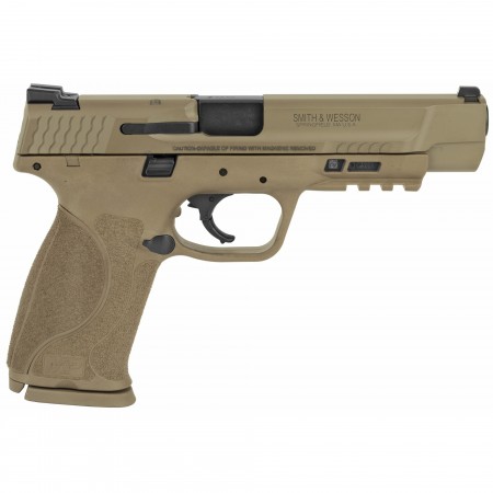 S&W M&P 2.0 9MM 5" 17RD FDE NMS