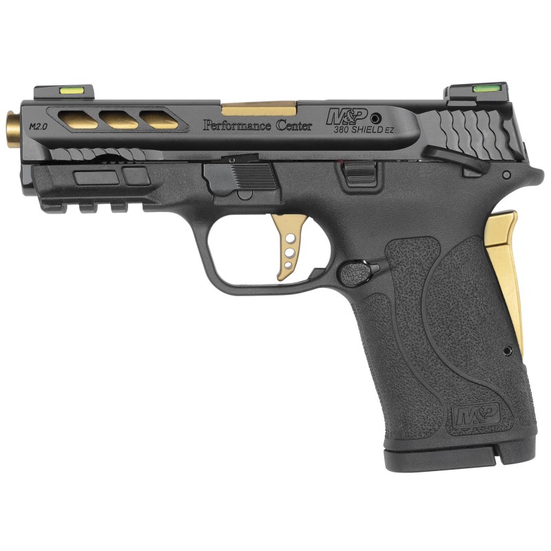 S&W SHIELD 2.0 380ACP 8RD PRTD GOLD