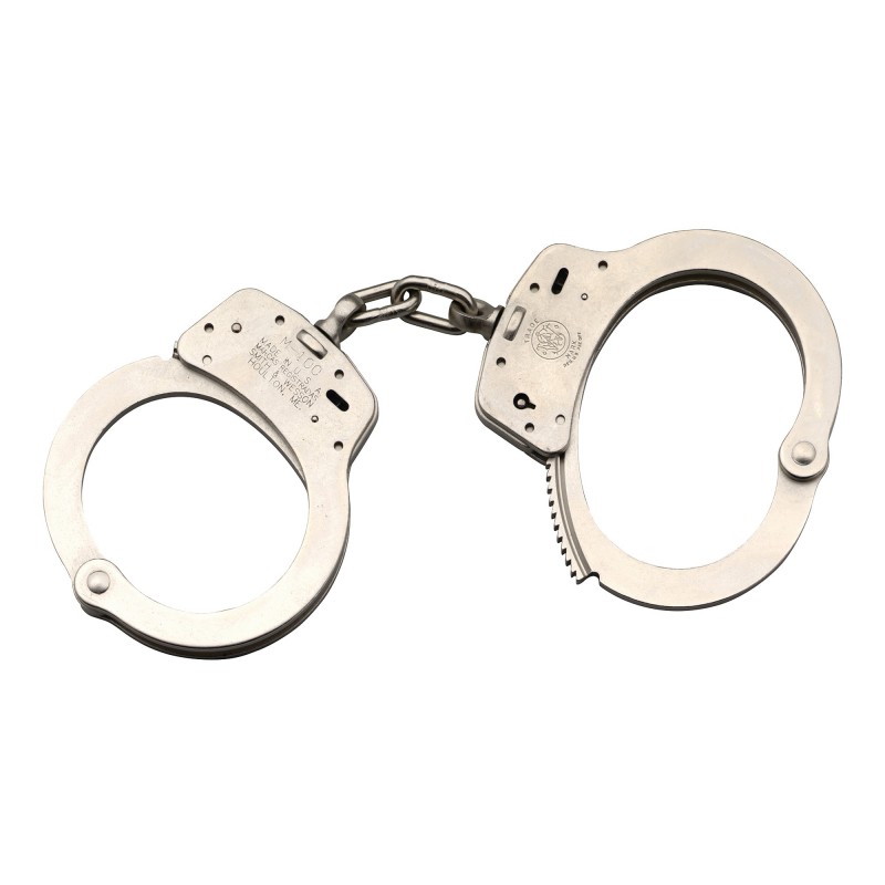 S&W 100 HANDCUFFS NICKEL