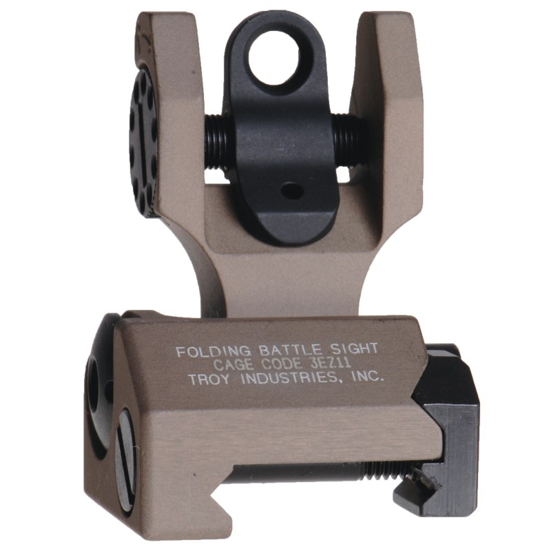TROY FLDNG REAR BATTLE SIGHT FDE TROY FLDNG REAR BATTLE SIGHT FDE