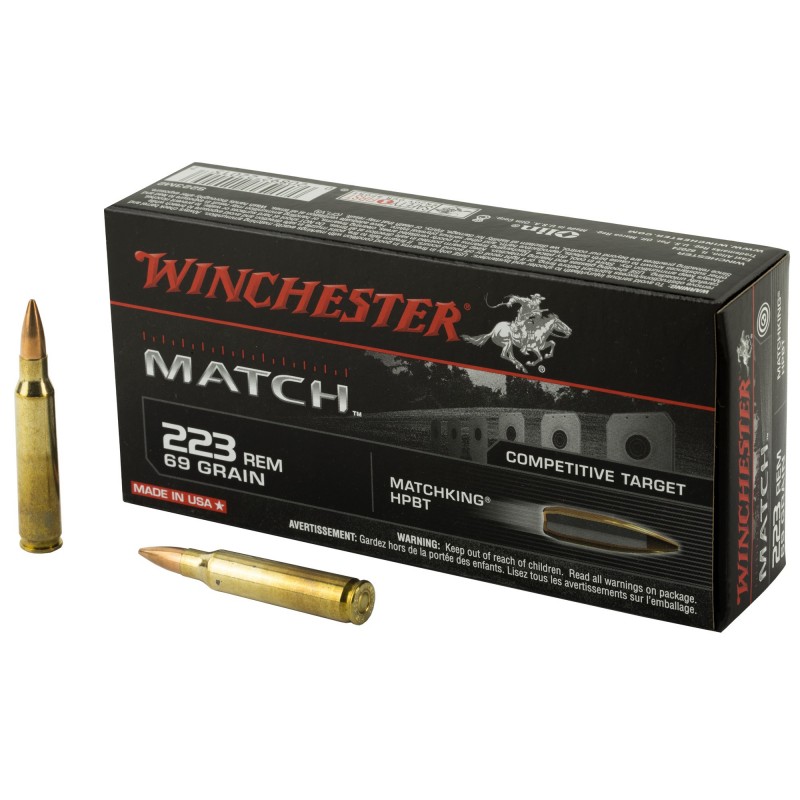WIN MATCH 223REM 69GR BTHP 20/200 WIN MATCH 223REM 69GR BTHP 20/200