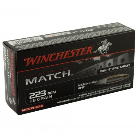 WIN MATCH 223REM 69GR BTHP 20/200