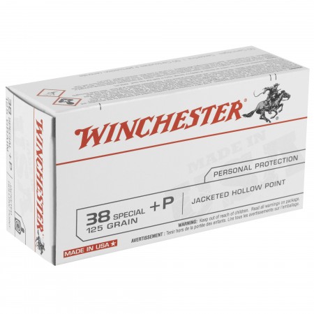 WIN USA 38SPL+P 125GR JHP 50/500