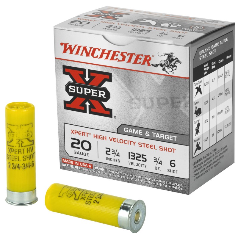 WIN XPERT TRGT 20GA 2.75" 6 25/250