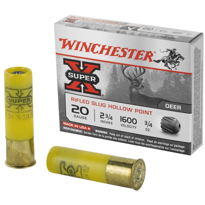 WIN SPRX 20GA 2.75" 3/4OZ RFLD 5/250 WIN SPRX 20GA 2.75" 3/4OZ RFLD 5/250