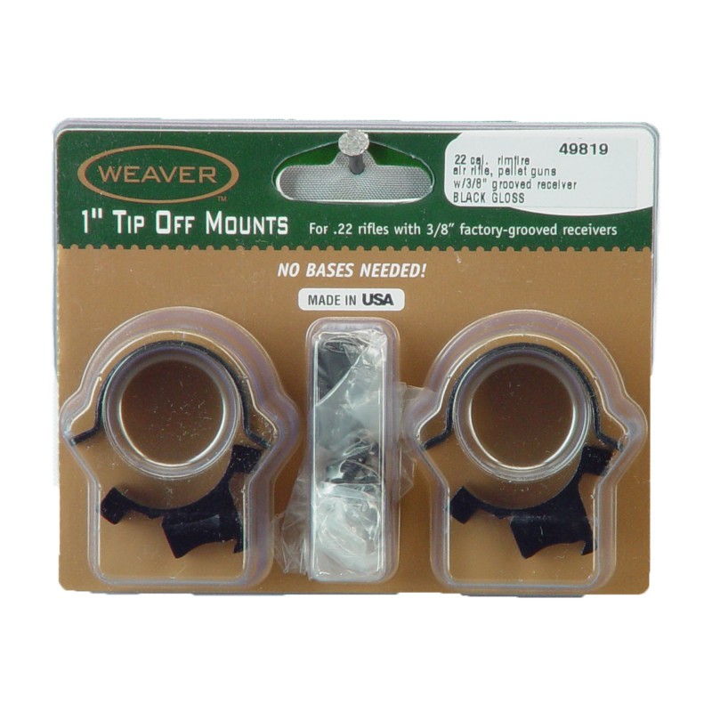 WEAVER SURE GRIP TIP OFF 1" GLOSS