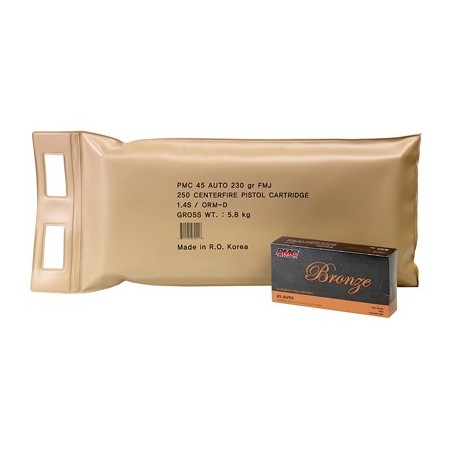 PMC BRNZ 45ACP 230GR FMJ 5 BX BP