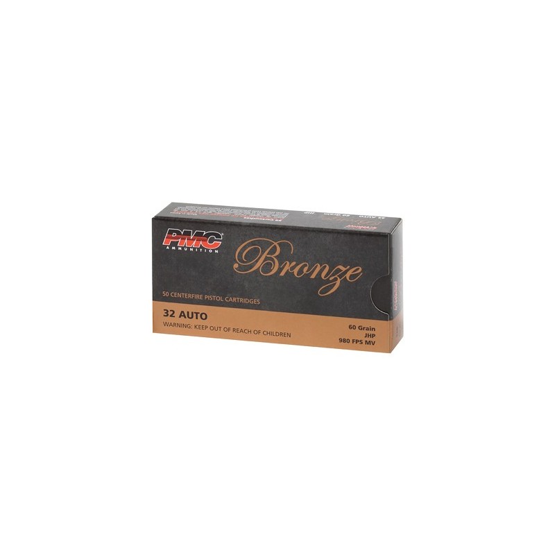 PMC BRNZ 32ACP 60GR JHP 50/1000