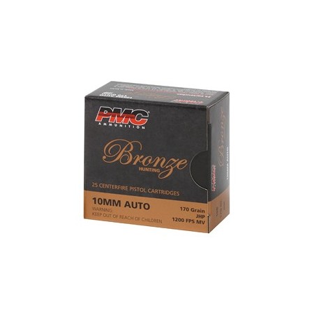 PMC BRNZ 10MM 175GR JHP 25/500