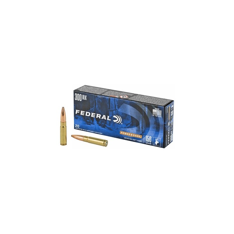 FED 300BLK 150GR POWER-SHK SP 20/200 FED 300BLK 150GR POWER-SHK SP 20/200