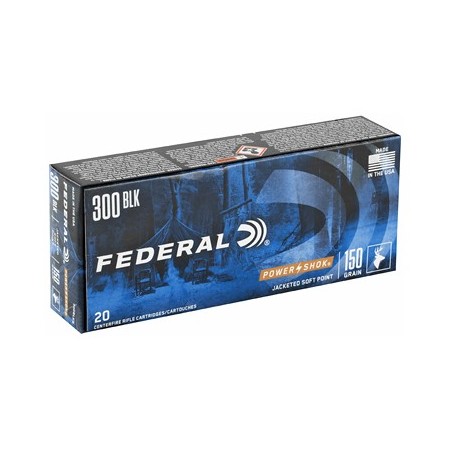 FED 300BLK 150GR POWER-SHK SP 20/200