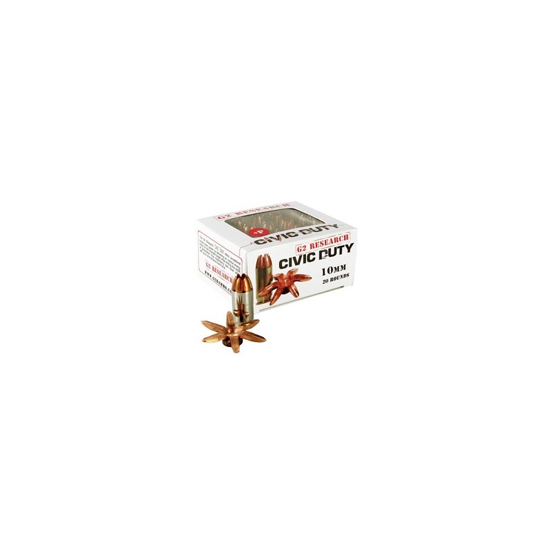 G2R CIVIC DUTY 10MM 122GR 20/500