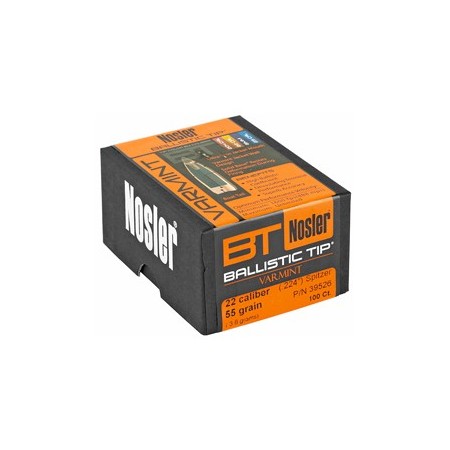 NOSLER 22 CAL 55GR 100CT
