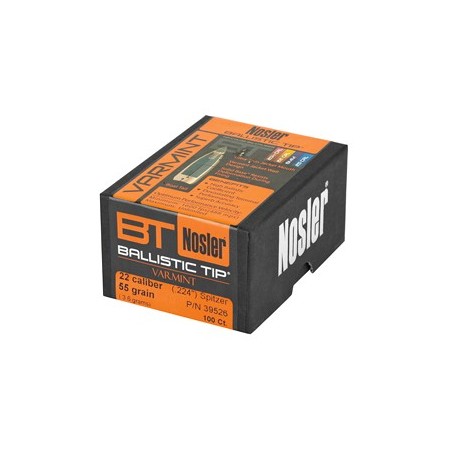NOSLER 22 CAL 55GR 100CT