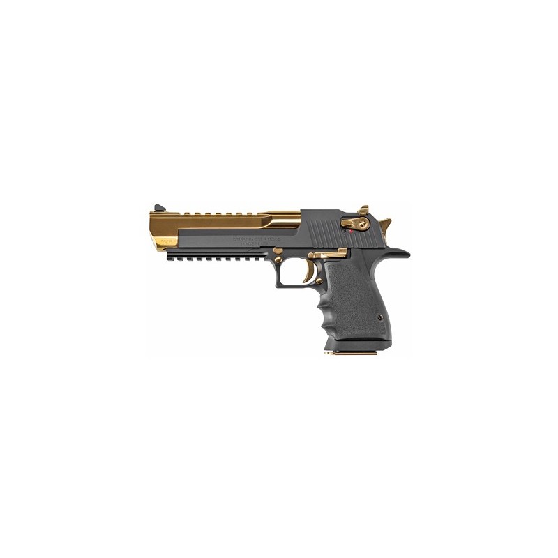 DE L6 ALUM 44MAG 6" 8RD BLK/GLD