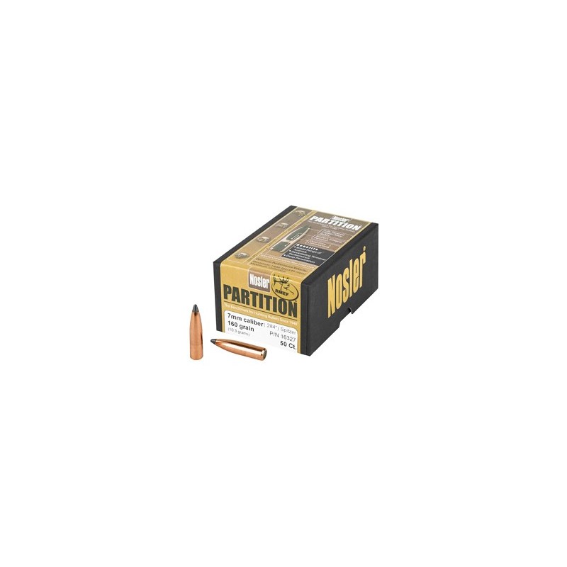 NOSLER 7MM 160GR SP PARTITION 50CT