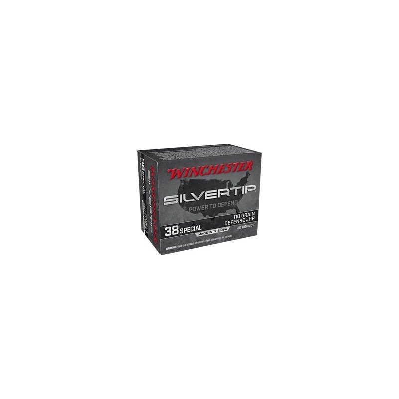 WIN SILVERTIP 38SPC 110GR HP 20/200
