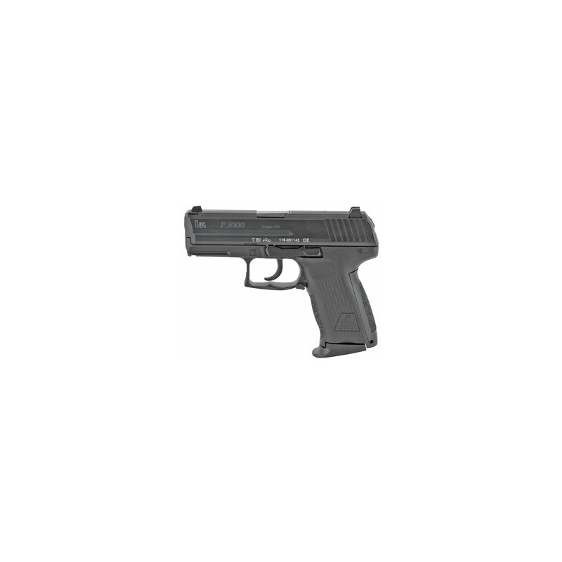 HK P2000 9MM 3.66" BLK V2 DAO 10RD