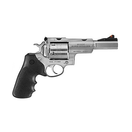 RUGER SUP RDHWK 454CAS 5" 6RD RBR/WD