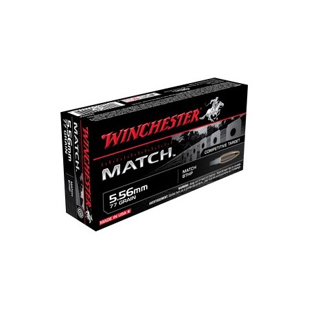 WIN 5.56MM 77GR MATCH BTHP 20/200