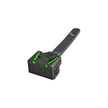 HIVIZ ADJ REAR SIGHT S&W RVLVR GR/RD