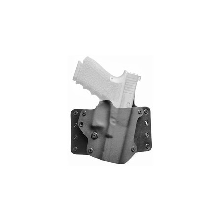 BLK PNT LTHR WING M&P 4" 9/40 RH BLK