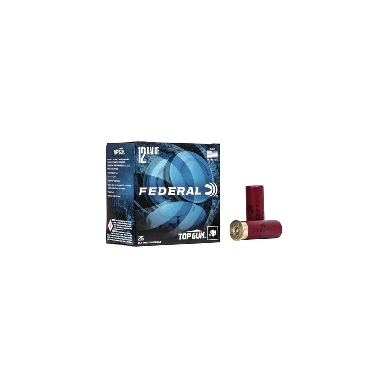 Federal Top Gun 12 Gauge 2.75" 8Shot 1 1/8 oz 25 Round Box