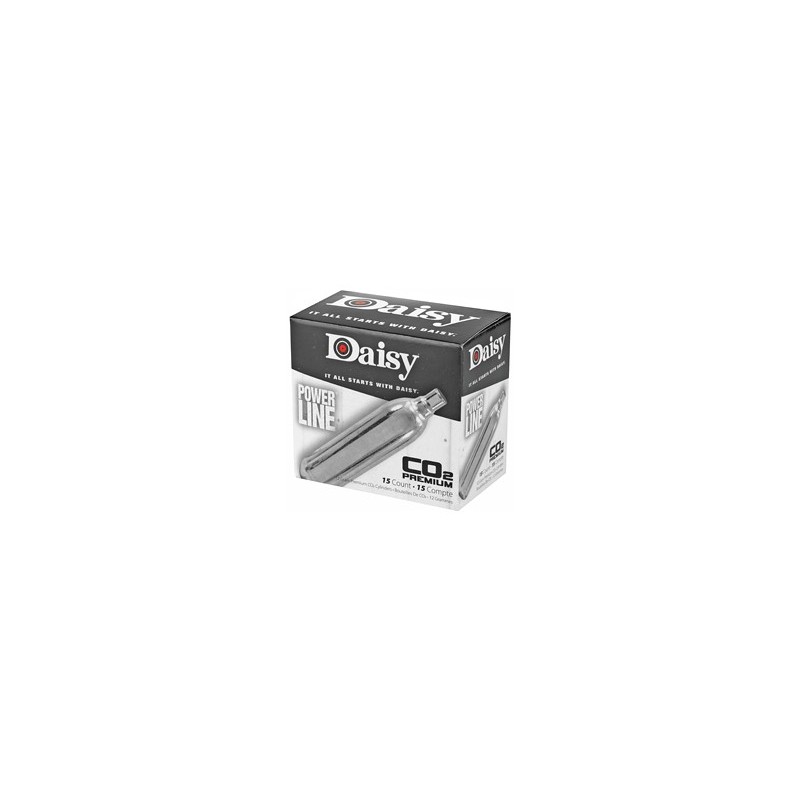 Daisy 7015 Powerline CO2 Cylinders 12 Grams 15 Per Box