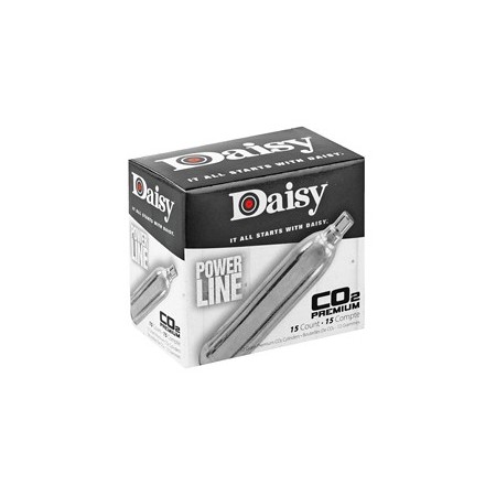 Daisy 7015 Powerline CO2 Cylinders 12 Grams 15 Per Box
