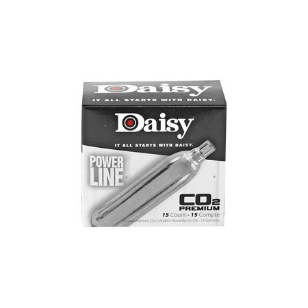 Daisy 7015 Powerline CO2 Cylinders 12 Grams 15 Per Box