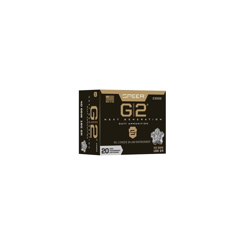 SPR GOLD DOT G2 40S&W 180GR 20/200 SPR GOLD DOT G2 40S&W 180GR 20/200