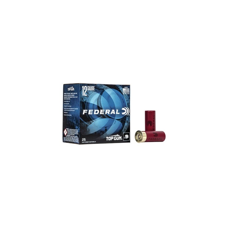Federal Top Gun 12 Gauge 2.75" 7.5 Shot 1 1/8 oz 25 Round Box