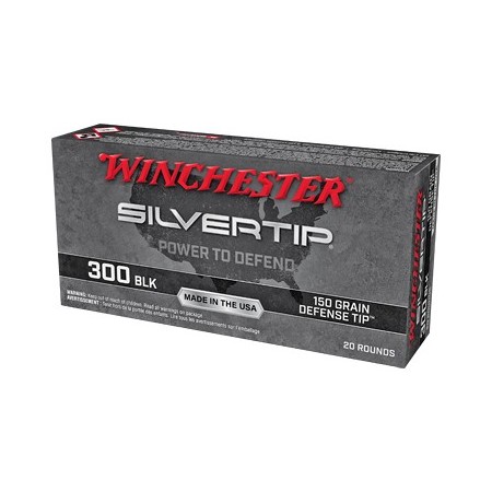 WIN SILVERTIP 300 BLK 150GR 20/200