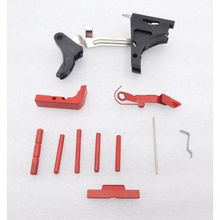 Frame Parts Kit W USMC Red Cerakoted Control Parts For Glock 19 Gen3 and PF940C