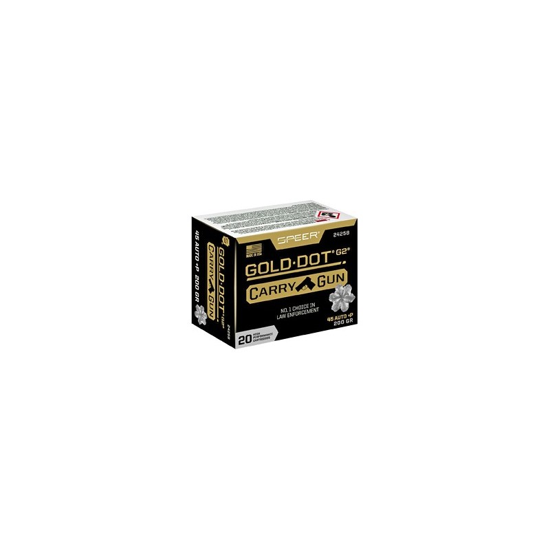 SPR GLD DT CARRY GUN 45AUTO +P 200GR SPR GLD DT CARRY GUN 45AUTO +P 200GR
