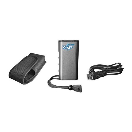 PS ZAP EDGE USB RECHARGE GUN METAL