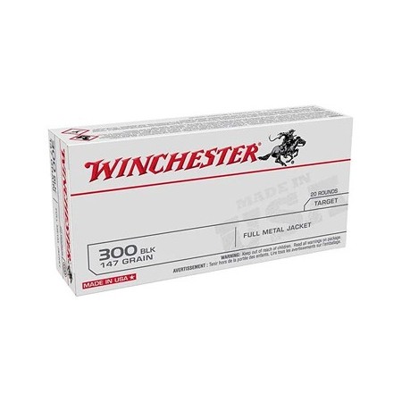 WIN USA 300 BLK 147GR FMJ 20/200