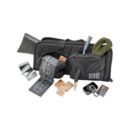HENRY US SURV 22LR BLK W/GEAR & BAG