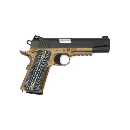 COLT CQB GOVT 45ACP 5" 8RD BLK/FDE