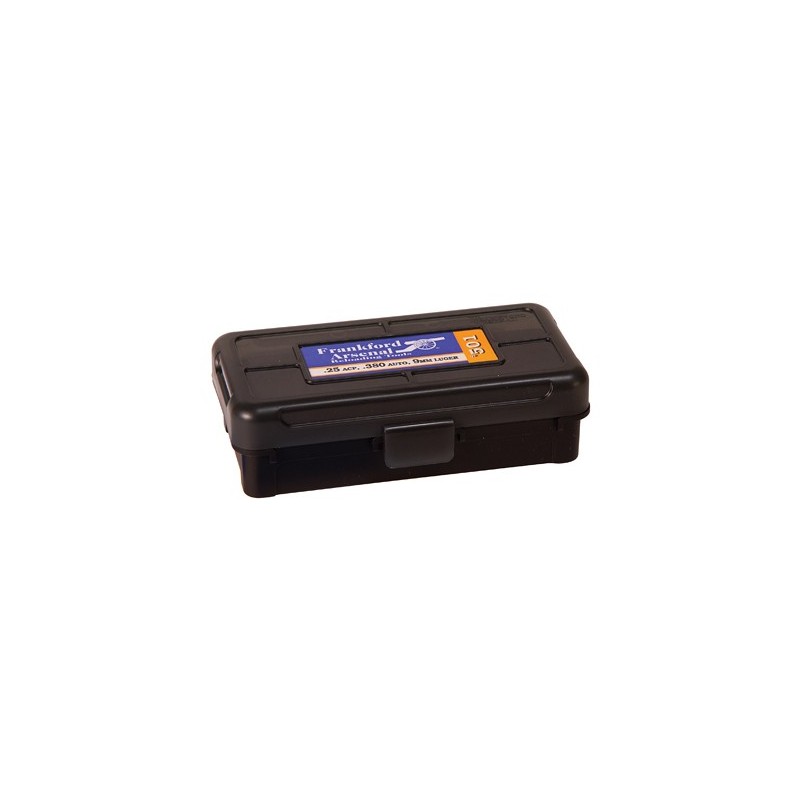 FRANKFORD AMMO BOX 380-9MM 50RD FRANKFORD AMMO BOX 380-9MM 50RD