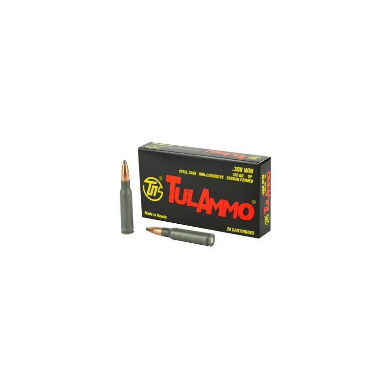 TULA 308WIN 165GR SP 20/500