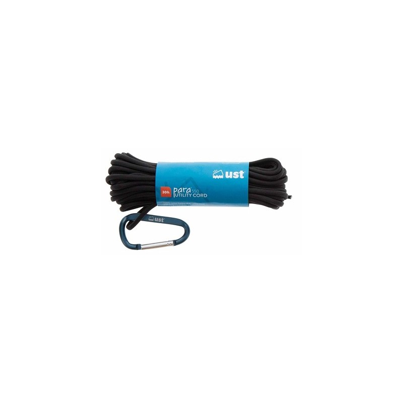 UST PARACORD 550 100' BLACK UST PARACORD 550 100' BLACK