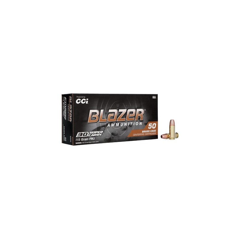 BLAZER 30SC 115GR FMJ 50/1000 BLAZER 30SC 115GR FMJ 50/1000