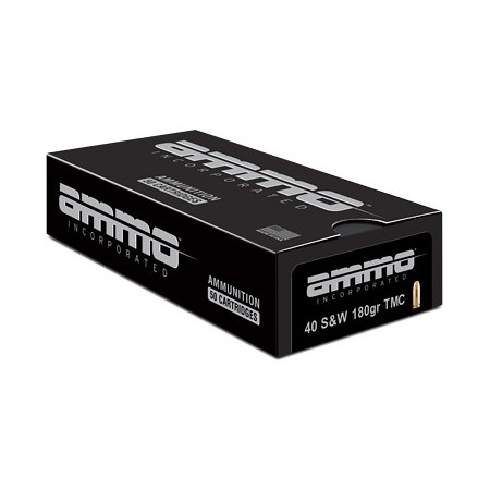 AMMO INC 40 S&W 180GR TMC 50/1000