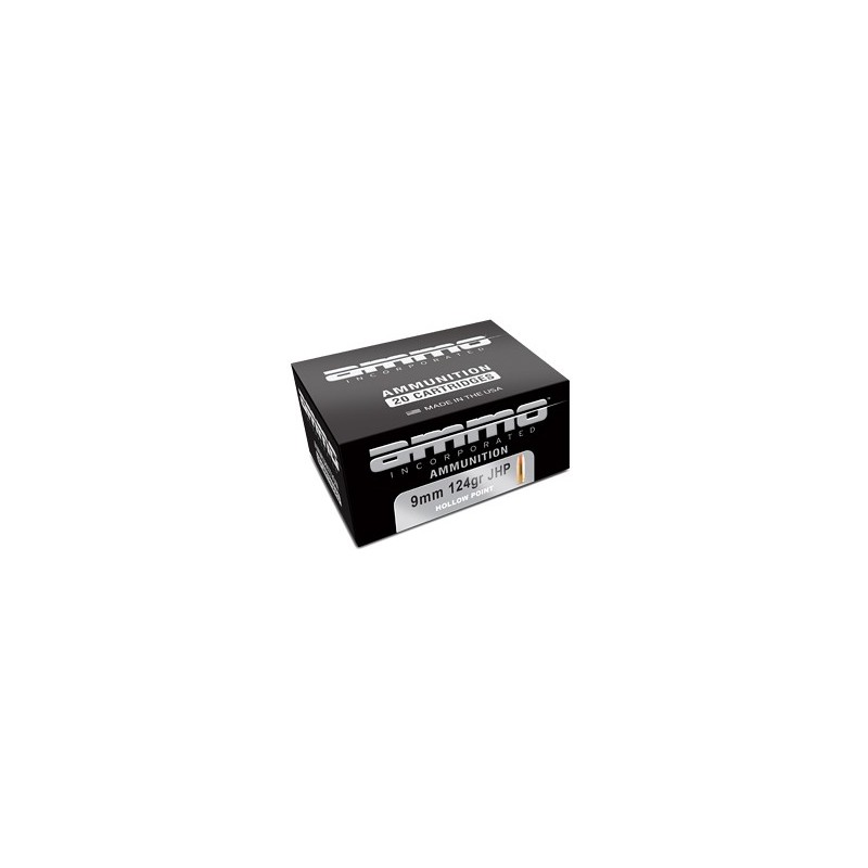 AMMO INC 9MM 124GR XTP JHP 20/200 AMMO INC 9MM 124GR XTP JHP 20/200