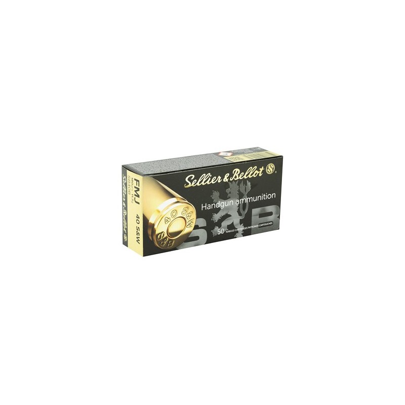 S&B 40SW 180GR FMJ 1000RD CS