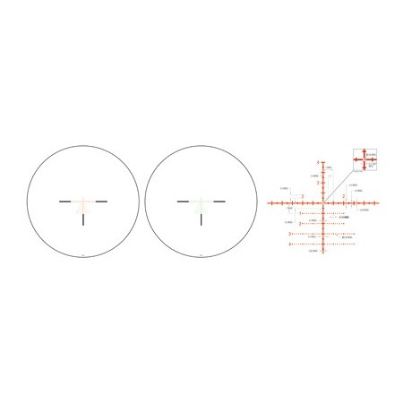 TRIJICON TENMILE 3-18X44 FFP MRA R/G